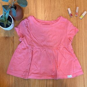 4/$21 2T GAP Coral Kids Babydoll Short Sleeve Tee